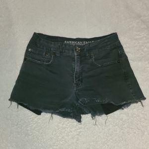 American Eagle Womens Black Jean Shorts